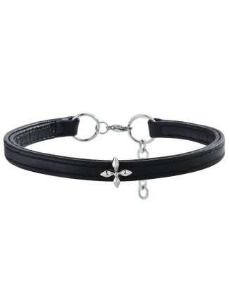 Ras de cou Cross Double Noir 58329