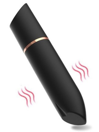 Mini Vibro Heart Lipstick 9cm Noir 61837