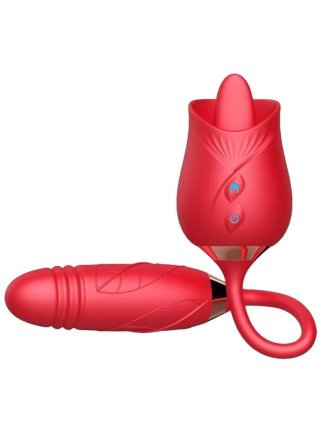 Stimulateur Double Lick Thrust 10 x 3cm 63591