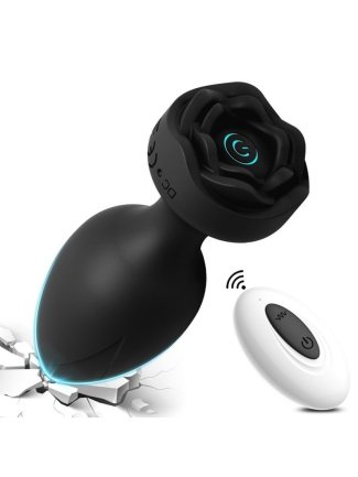 Plug vibrant Rosy Bello 8 x 3.5 cm Noir 65301