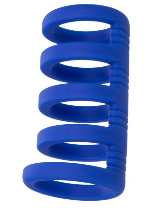 Gaine de pénis 5 Cockrings Xtreme Cage Admiral 9cm 53773