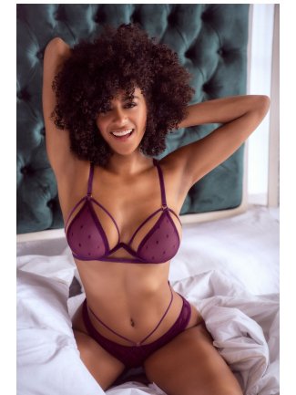 Ensemble 2 pièces couleur bordeaux - MAL8870WINE