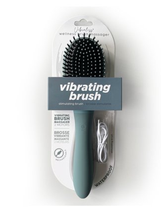Brosse à Cheveux Vibrante Bleu Gris