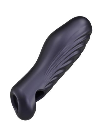 MANWAN - Ryzer - Extenseur de pénis et manchon de masturbation souple - Prune noire