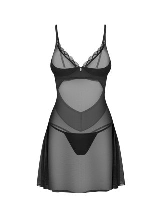 Stelisa nuisette et string - Noirs