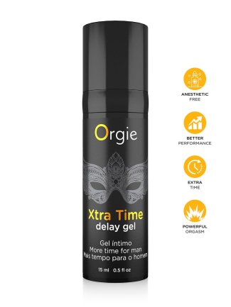 xtra time delay gel pour hommes 15 ml