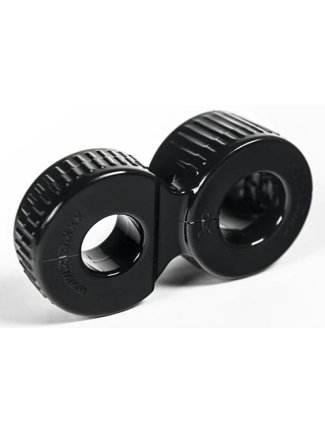 Ballstretcher Zizi Trainer Double Ring 25 mm Noir