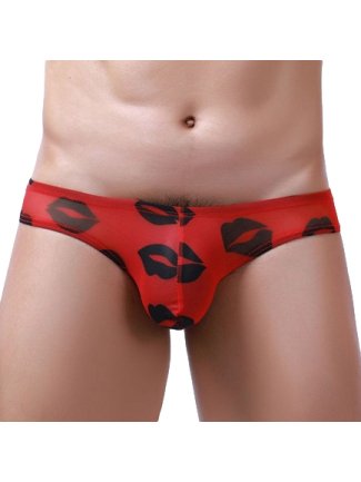 Slip sexy Kiss Lips Rouge 75461