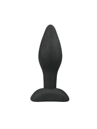 Petit plug anal en silicone noir 26056