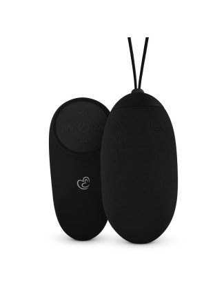Œuf vibrant avec télécommande - Noir 39896