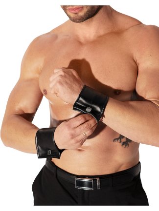 H075 Paires de manchettes de poignet avec fermeture éclair cachée