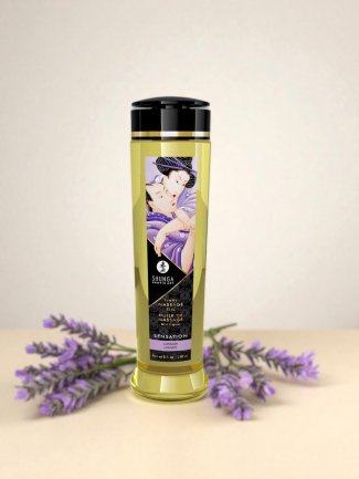 Huile de massage Sensation lavande aphrodisiaque 240ml
