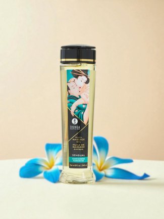Huile de massage Sensual fleurs des îles aphrodisiaque 240ml