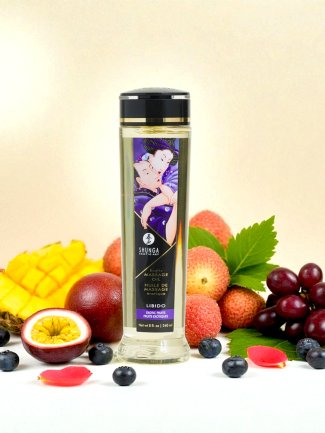 Huile de Massage Fruits Exotiques Aphrodisiaque Libido 240ml