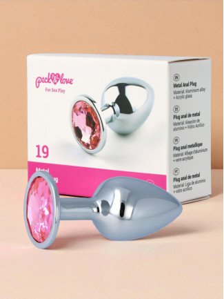 nº 19 plug anal métallique taille S