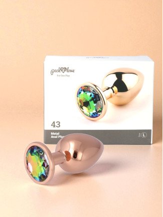nº 43 plug anal métallique taille L