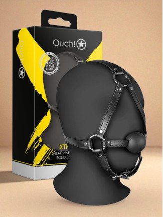 Harnais bâillon - Black