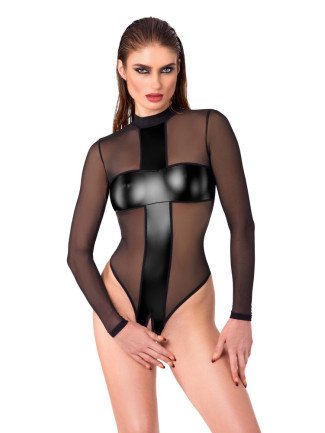 Body Manches Longues Powerwetlook