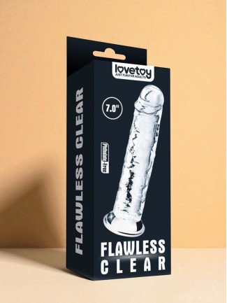 Dildo Clear Flawless 18 cm
