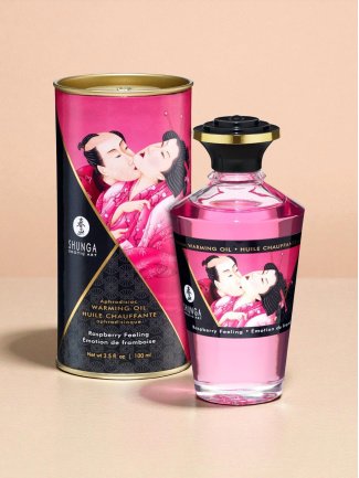Huile chauffante aphrodisiaque emotion de framboise 100ml