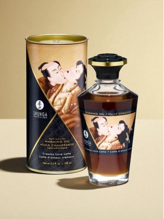 Huile chauffante aphrodisiaque latte d'amour cremeux 100ml