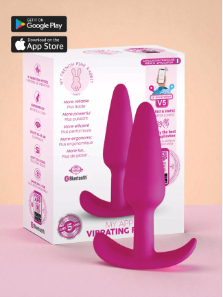 My App Vibrating Plug Fushia
