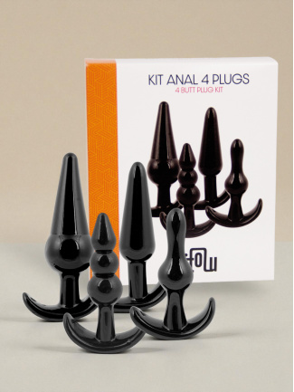 kit d'entrainement anal 4 plugs