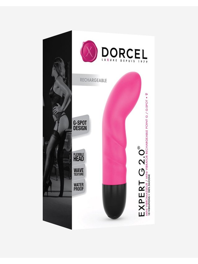Vibromasseur Mini G-Spot en silicone doux avec 10 niveaux de vibration - vue 3