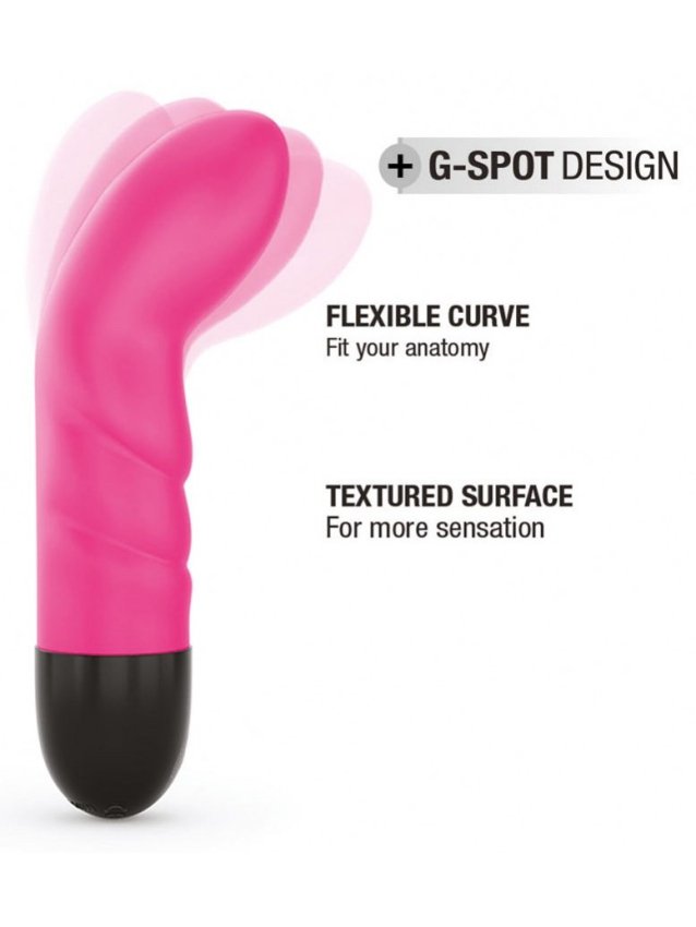 Vibromasseur Mini G-Spot en silicone doux avec 10 niveaux de vibration - vue 5