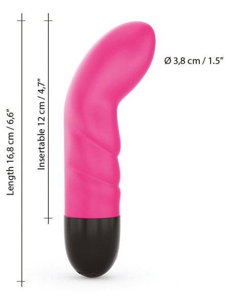 Vibromasseur Mini G-Spot en silicone doux avec 10 niveaux de vibration - vue 8