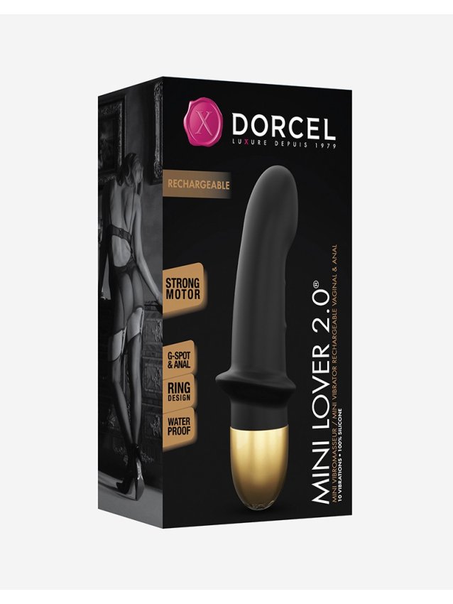 Mini vibromasseur silicone doux avec 10 modes de vibration - vue 3