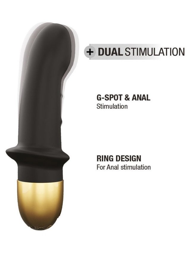 Mini vibromasseur silicone doux avec 10 modes de vibration - vue 5