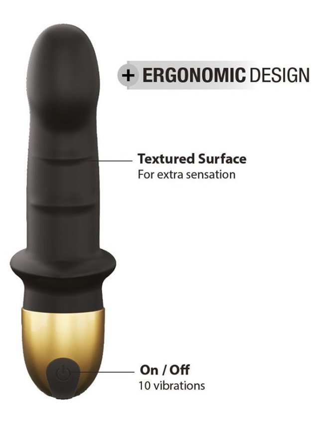 Mini vibromasseur silicone doux avec 10 modes de vibration - vue 7