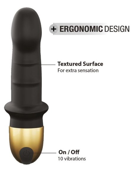 Mini vibromasseur silicone doux avec 10 modes de vibration - vue 7