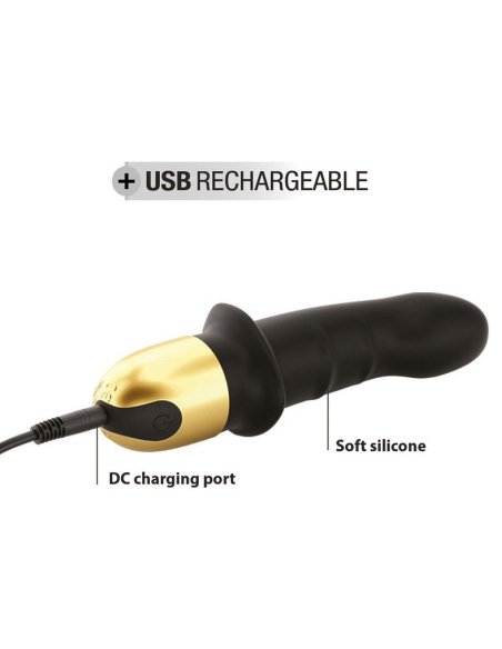 Mini vibromasseur silicone doux avec 10 modes de vibration - vue 8