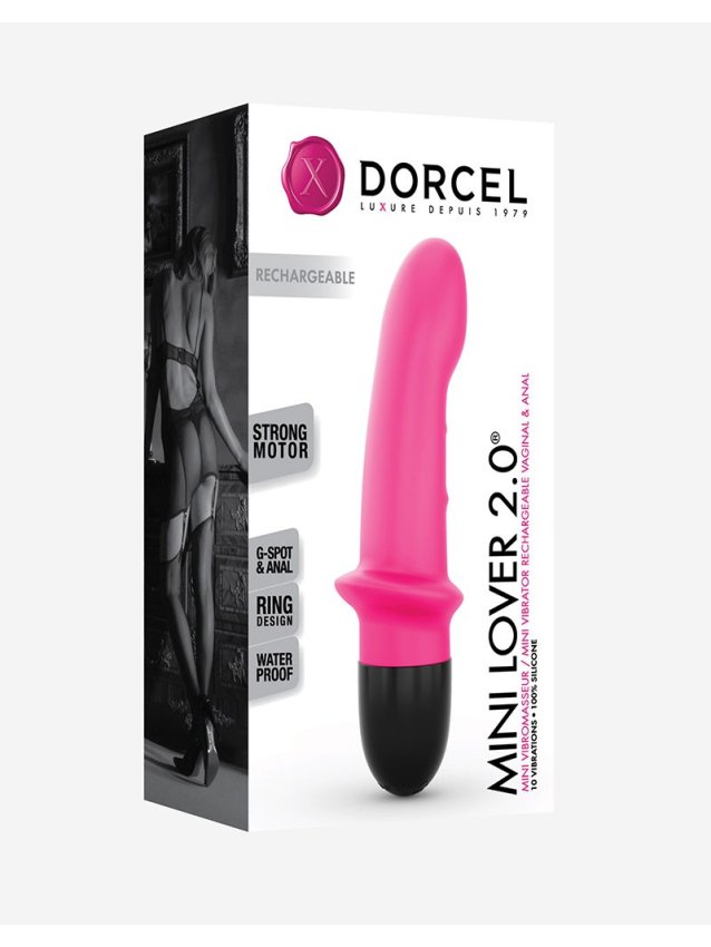 Mini vibromasseur silicone doux 10 modes de vibration - vue 3
