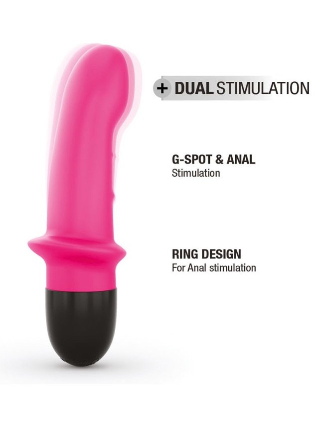 Mini vibromasseur silicone doux 10 modes de vibration - vue 5