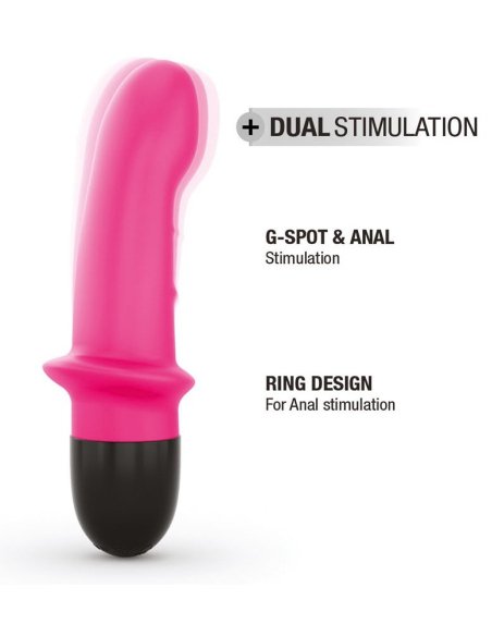 Mini vibromasseur silicone doux 10 modes de vibration - vue 5