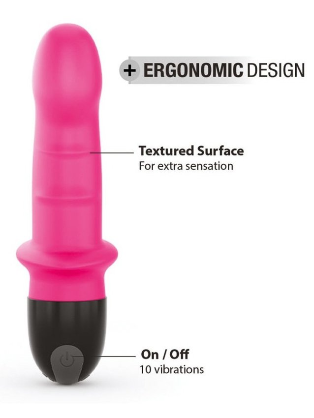 Mini vibromasseur silicone doux 10 modes de vibration - vue 8