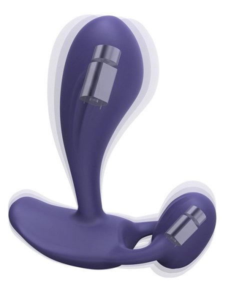 Vibromasseur polyvalent avec télécommande et double stimulation - vue 6