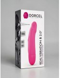 Vibromasseur compact en silicone doux avec 7 modes de vibration