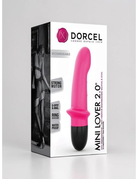Mini vibromasseur silicone doux 10 modes de vibration