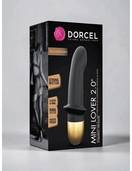 Mini vibromasseur silicone doux avec 10 modes de vibration