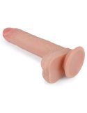 Gode réaliste flexible 18 cm avec ventouse nude - vue 6