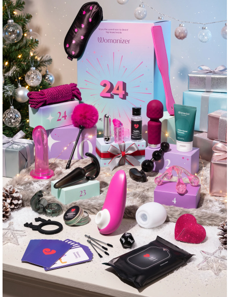 Calendrier de l'Avent érotique avec sextoys et accessoires sensuels