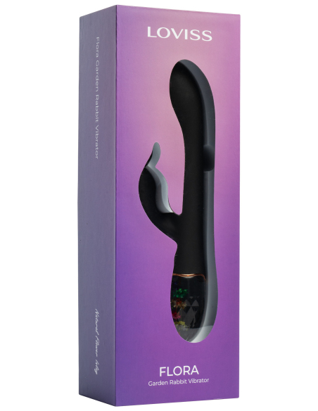 Vibromasseur rabbit double stimulation en silicone doux