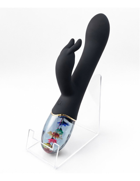 Vibromasseur rabbit double stimulation en silicone doux