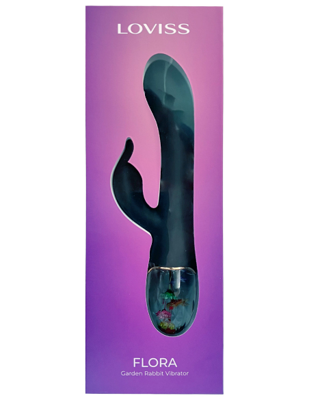 Vibromasseur rabbit double stimulation en silicone doux