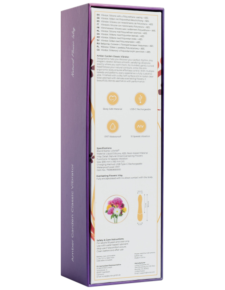 Vibromasseur classique élégant avec 10 modes de vibration