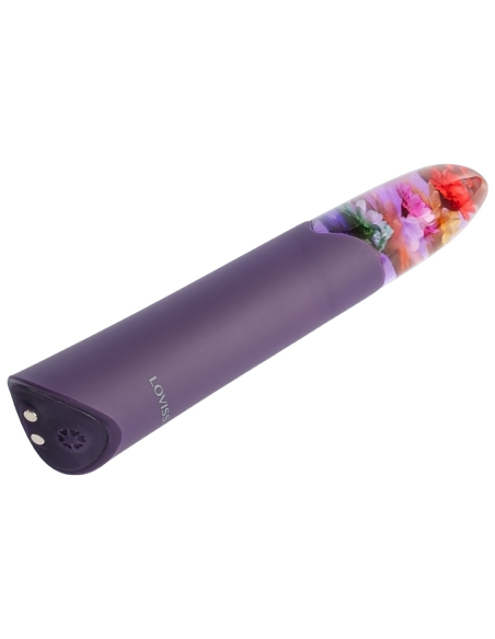 Vibromasseur Bullet compact en silicone doux avec 12 modes de vibration